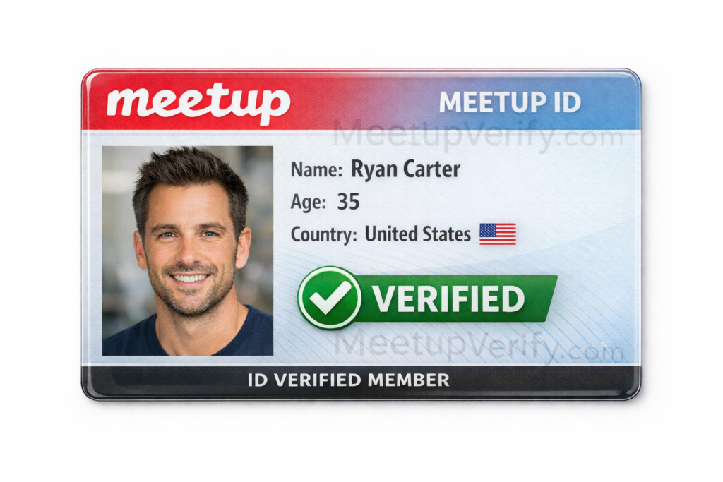 Meetup ID - Safety ID Card for Verified Meet ups